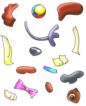 Аппликации для малышей Собачки