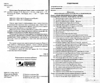 Основы права европейского союза. Схемы и комментарии