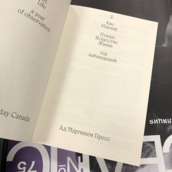 Кио Маклир: Птицы, искусство, жизнь. Год наблюдений