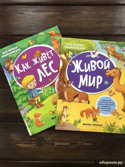 Живой мир. Книжка с наклейками