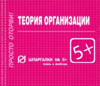 Теория организации. Шпаргалка