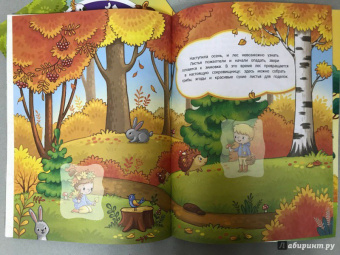 Как живет лес. Книжка с наклейками