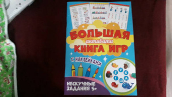 Большая активити книга игр. Нескучные задания 5+