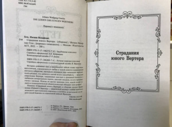 Иоганн Гете: Страдания юного Вертера. Сборник