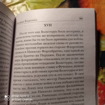 Никколо Макиавелли: История Флоренции