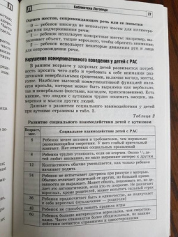 Танцюра, Ригина: Организация работы с ребенком с аутизмом