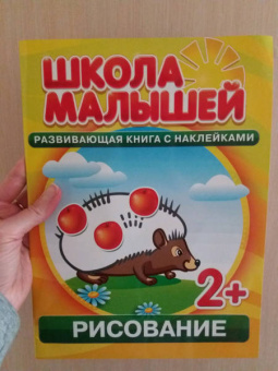 С. Разин: Рисование. Развивающая книга с наклейками для детей с 2-х лет