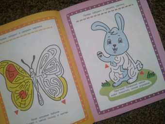 Цветной луг. Книжка-раскраска