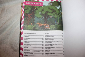 Джунгли. Животные и птицы