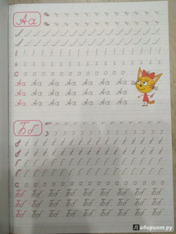 Три кота. Каллиграфические прописи. Буквы и цифры