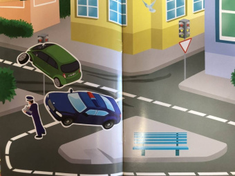 Книжка-картинка с многоразовыми наклейками ТРАНСПОРТ