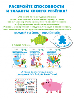 Развиваем интеллект и моторику. Для детей 5-6 лет