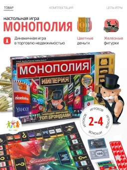 Настольная игра Монополия Империя