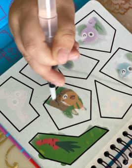 Компактные развивающие игры в дорогу "Водные раскраски. Многоразовые" (ВВ4222)