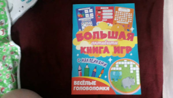 Большая активити книга игр. Веселые головоломки