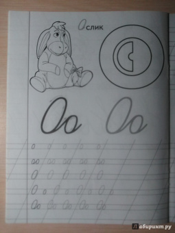 Прописи "Е - Енот"