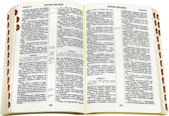 Библия кожаная белая, золотой обрез ((1370)077TI)