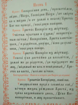 Христос Воскресе! Канон, стихиры, часы Святой Пасхи