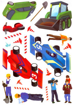 Книжка-картинка с многоразовыми наклейками ТРАНСПОРТ