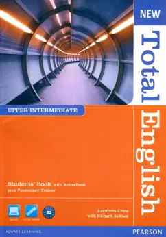 Crace, Acklam: New Total English. Upper-Intermediate. Students' Book with Active Book (+DVD)