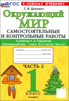 Галина Цитович: Окружающий мир. 1 класс. Самостоятельные и контрольные работы к учебнику А. А. Плешакова. Часть 2