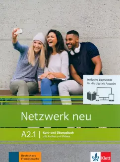 Dengler, Rusch, Sieber: Netzwerk neu. A2.1. Kurs- und Ubungsbuch mit Audios und Videos inklusive Lizenzcode BlinkLearning
