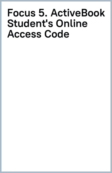 Focus 5. ActiveBook Student's Online Access Code