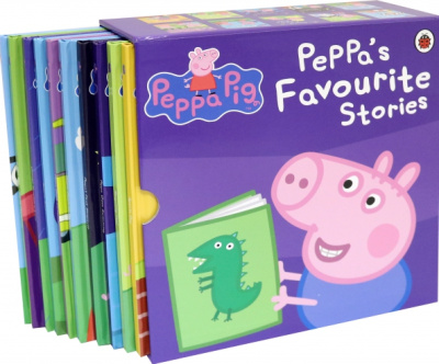 Peppa's Favourite Stories. 10 Hardback Copy Slipcase