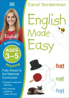 Vorderman, Hurrell: English Made Easy. Ages 3-5. Rhyming. Preschool