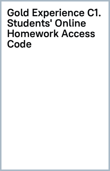 Gold Experience. 2nd Edition. C1. Students' Online Homework Access Code