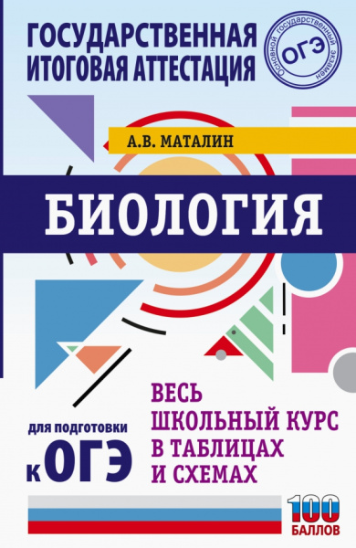 Андрей Маталин: Биология. Весь школьный курс в таблицах и схемах для подготовки к ОГЭ