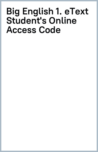 Big English 1. eText Student's Online Access Code