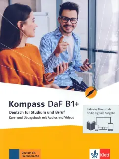 Braun, Jin, Schmeiser: Kompass DaF. B1+. Kurs- und Übungsbuch mit Audios und Videos inklusive Lizenzcode BlinkLearning