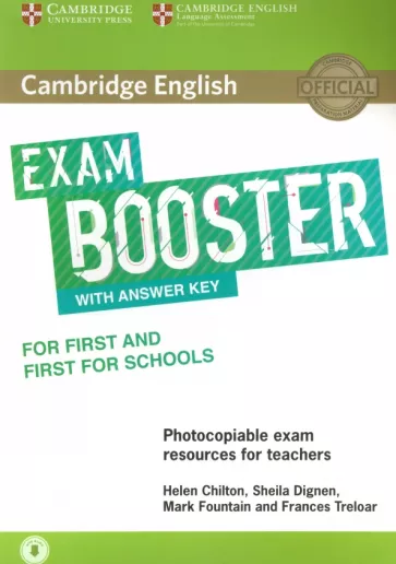 Dignen, Chilton, Fountain: Cambridge English Exam Booster for First and First for Schools with Answer, Audio and Resources for