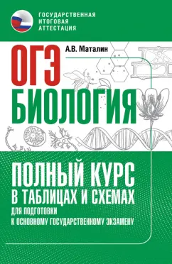 Андрей Маталин: ОГЭ. Биология. Полный курс в таблицах и схемах для подготовки к ОГЭ