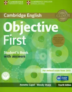 Capel, Sharp: Objective First 4 Edition  Student's Book Pack with answers  +CD-ROM x2