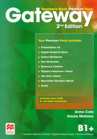 Cole, Mallows: Gateway. Second Edition. B1+. Teacher's Book Premium Pack