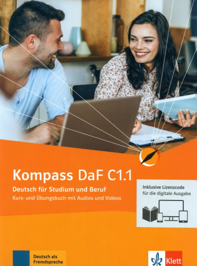 Braun, Sander, Schmeiser: Kompass DaF. C1.1. Kurs- und Übungsbuch mit Audios und Videos inklusive Lizenzcode BlinkLearning