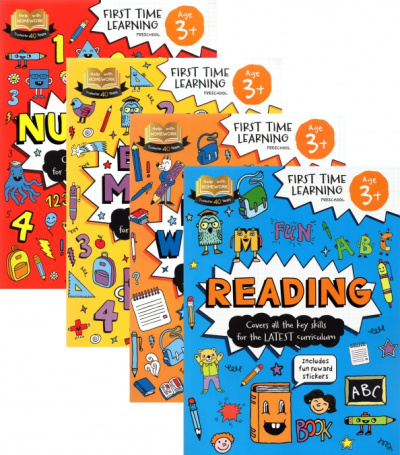 First Time Learning. 4 Book Bumper Pack 3+