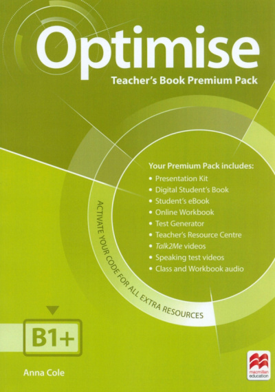 Anna Cole: Optimise. B1+. Teacher’s Book Premium Pack