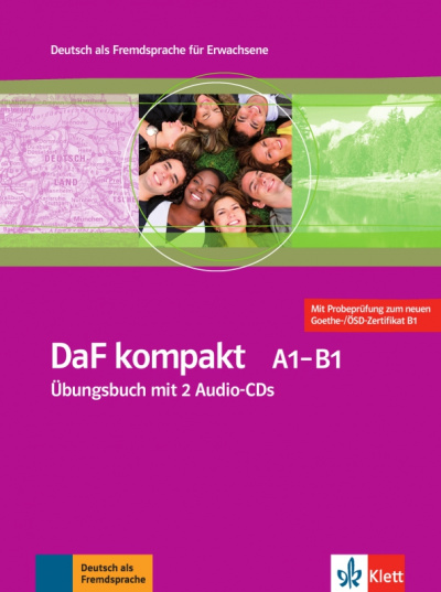 Braun, Doubek, Frater: DaF kompakt A1-B1. Deutsch als Fremdsprache für Erwachsene. Übungsbuch mit 2 Audio-CDs
