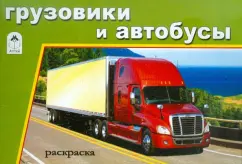 Грузовики и автобусы. Раскраска