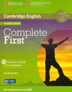 Guy Brook-Hart: Complete. First. Second Edition. Student's Book with answers (+CD)