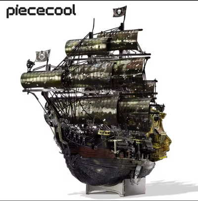 Piececool 3д металлический пазл «Королева Анны», отозвательный корабль пиратский, модель «сделай сам» для подростков, головоломка для мозга