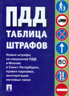 Таблица штрафов Новые штрафы за нарушение ПДД