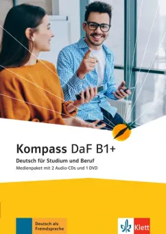 Braun, Jin, Schmeiser: Kompass DaF. B1+. Medienpaket mit 2 Audio-CDs + DVD. Deutsch für Studium und Beruf
