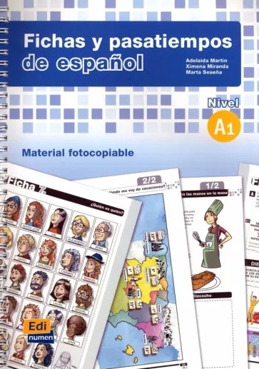 Martin, Sesena, Miranda: Fichas y pasatiempos de español. Nivel A1
