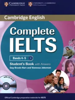 Brook-Hart, Jakeman: Complete IELTS. Bands 4–5. Student's Book with Answers (+CD)