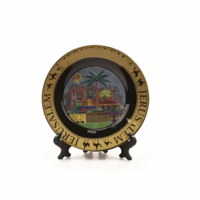 Сувенирная Тарелка С Изображением Израиля 15 См