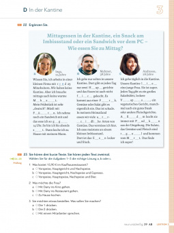 Niebisch, Pude, Reimann: Schritte international Neu 3+4. Arbeitsbuch (+2CDs)